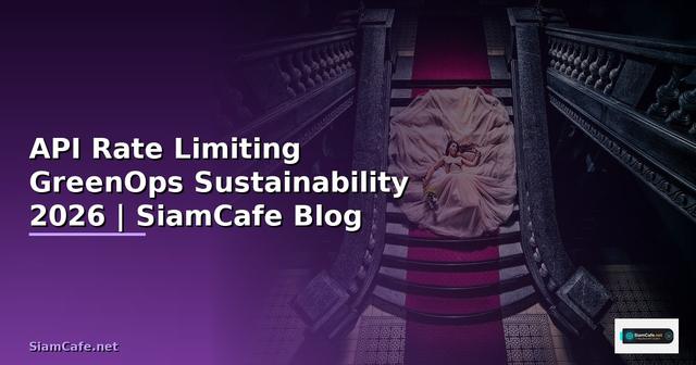 API Rate Limiting GreenOps Sustainability