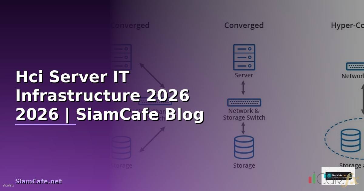 Hci Server คืออะไร — คู่มือ IT Infrastructure