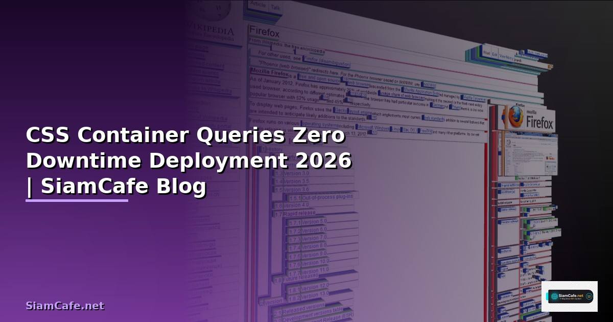 CSS Container Queries Zero Downtime Deployment