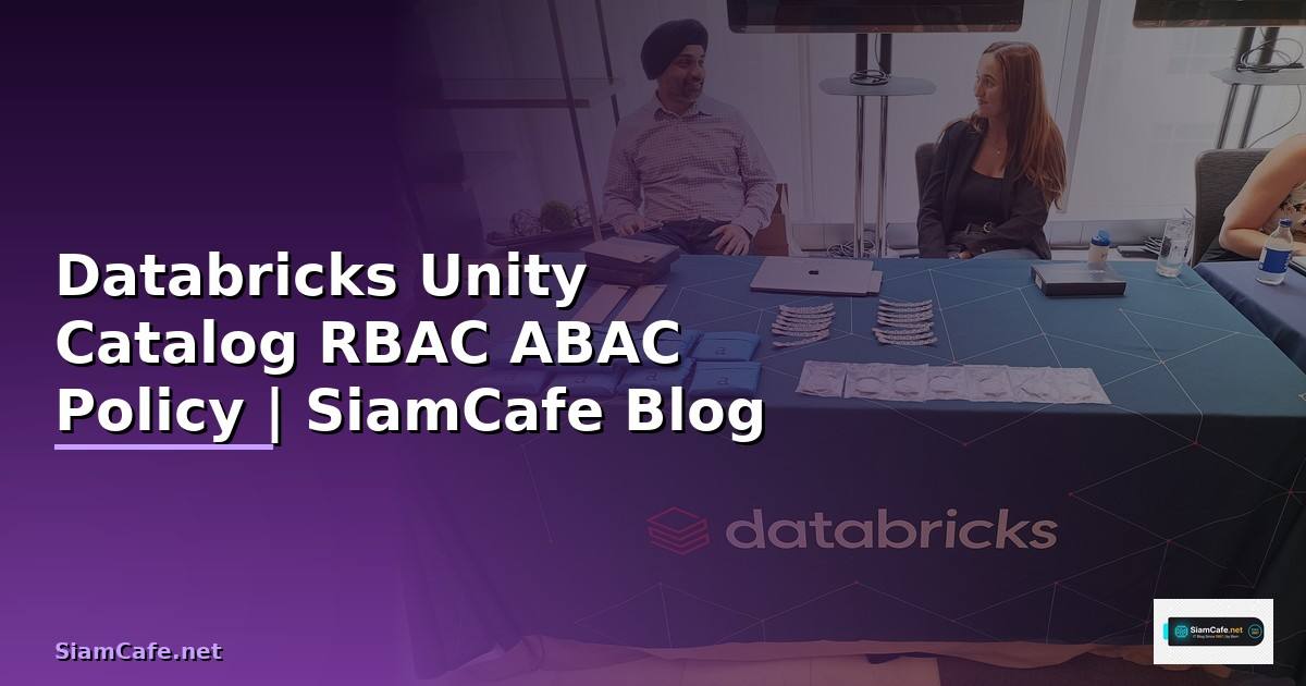 Databricks Unity Catalog RBAC ABAC Policy
