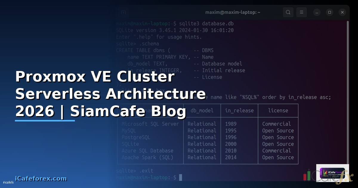 Proxmox VE Cluster Serverless Architecture