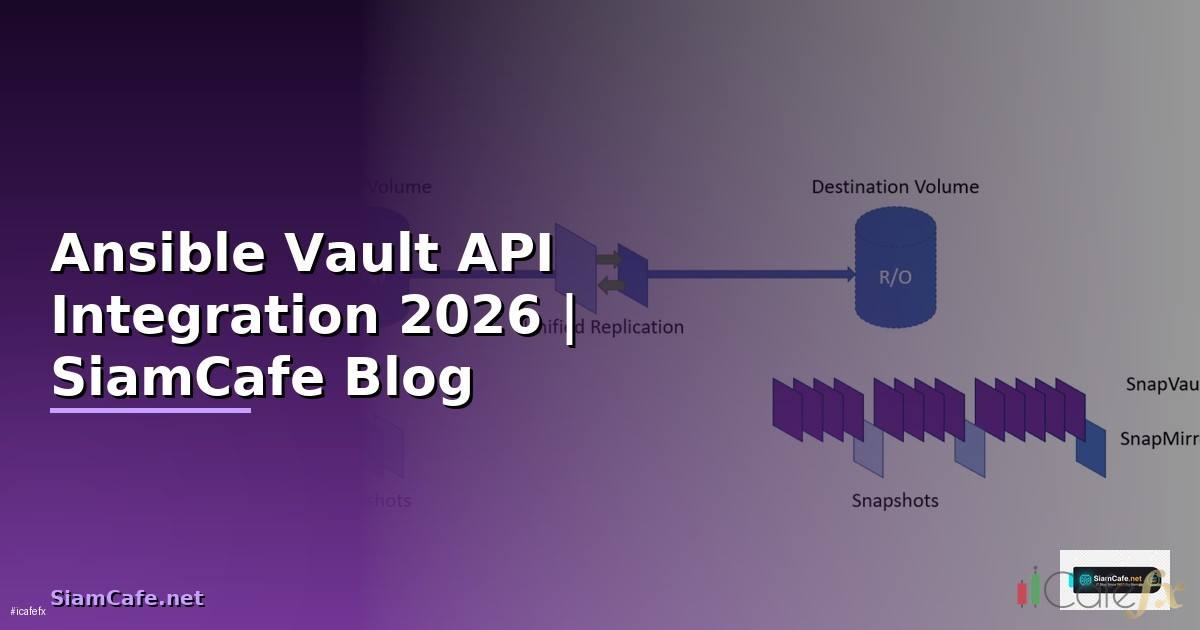 Ansible Vault API Integration เชื่อมต่อระบบ