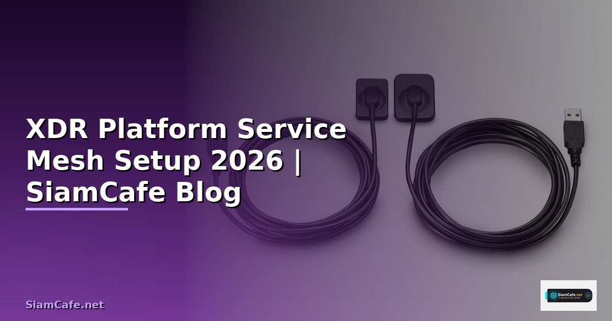 XDR Platform Service Mesh Setup