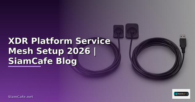 XDR Platform Service Mesh Setup