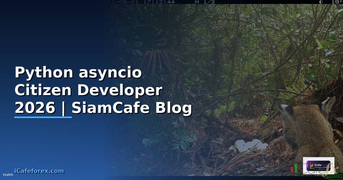 Python asyncio Citizen Developer