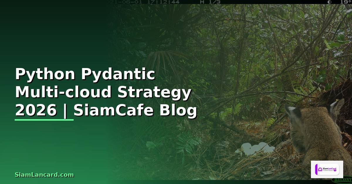 Python Pydantic Multi-cloud Strategy