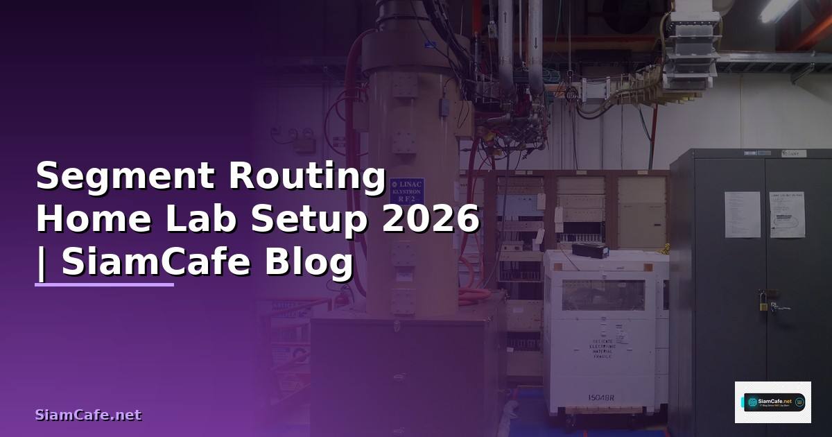 Segment Routing Home Lab Setup