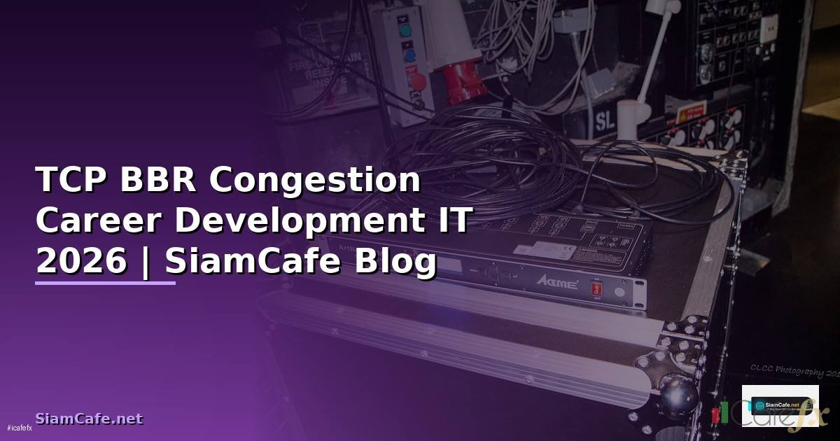 TCP BBR Congestion Career Development IT