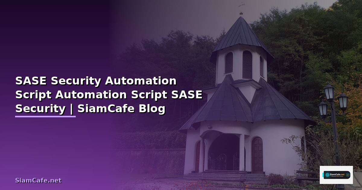 SASE Security Automation Script — วิธีสร้าง