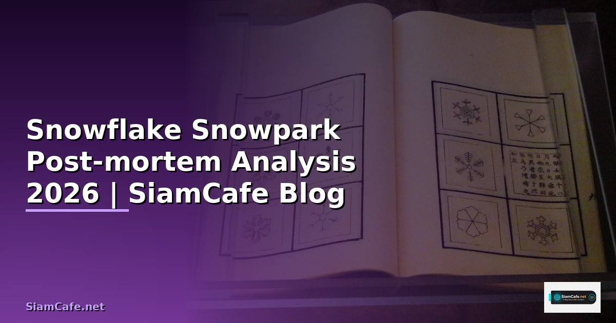 Snowflake Snowpark Post-mortem Analysis