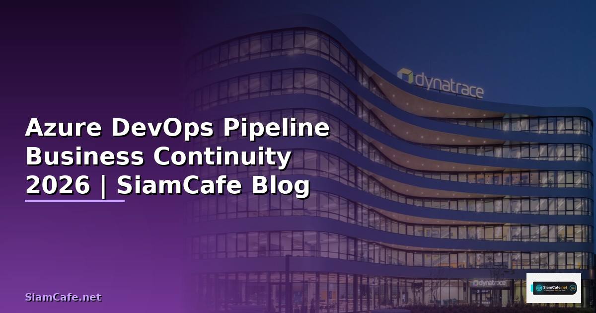Azure DevOps Pipeline Business Continuity