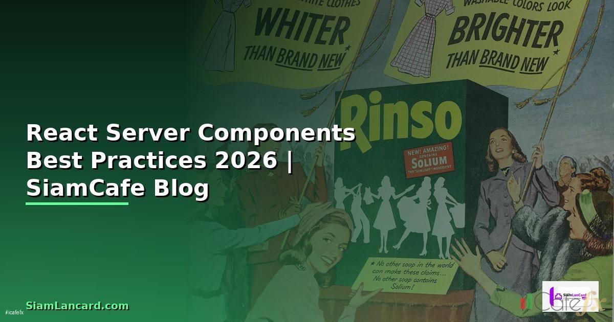 React Server Components Best Practices ที่ต้องรู้