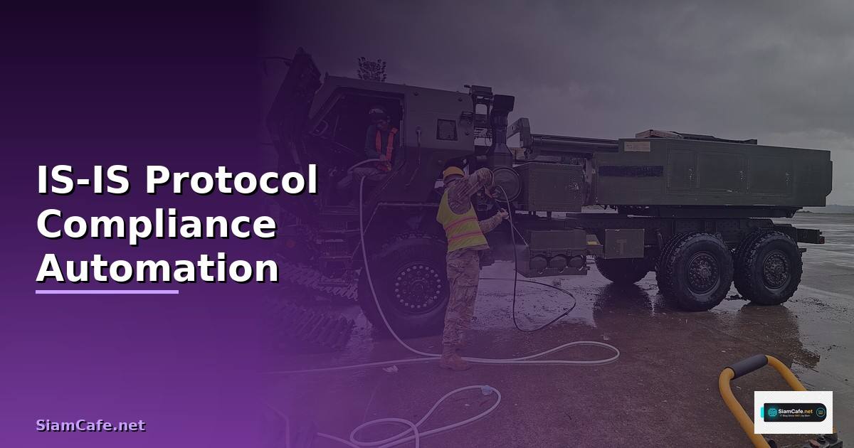 IS-IS Protocol Compliance Automation —