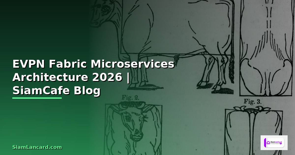 EVPN Fabric Microservices Architecture — คู่มือฉบับสมบูรณ์ 2026