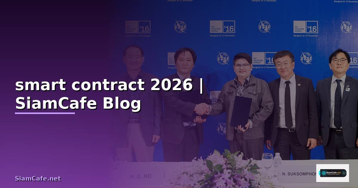 smart contract ข้อดีข้อเสีย