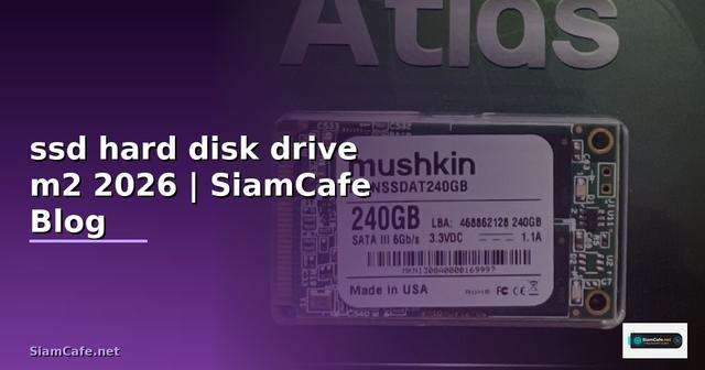 อุปกรณ์จัดเก็บข้อมูลถาวรssd hard disk driveประเภทm2 คือ — คู่มือฉบับสมบูรณ์ 2026