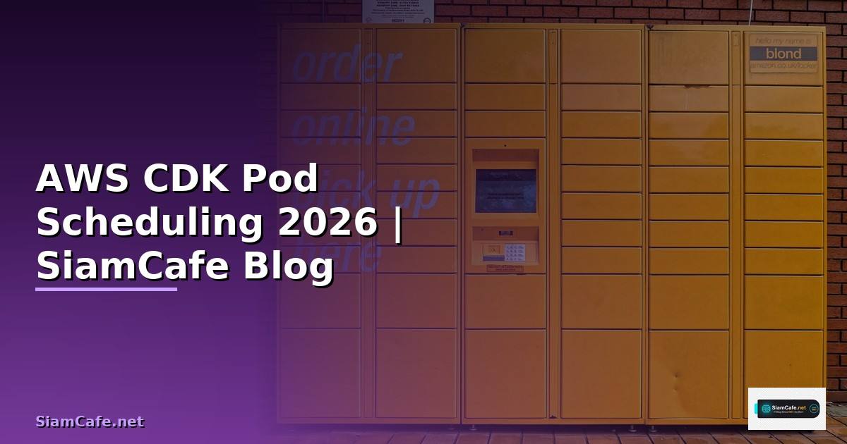 AWS CDK Pod Scheduling