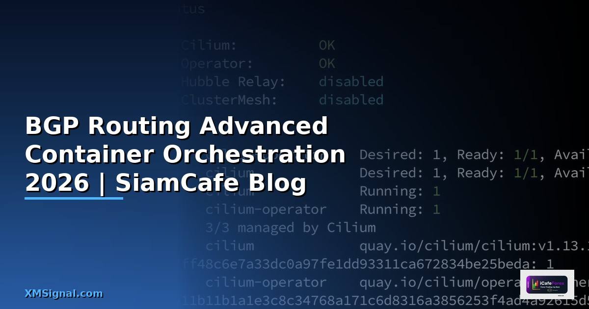 BGP Routing Advanced Container Orchestration