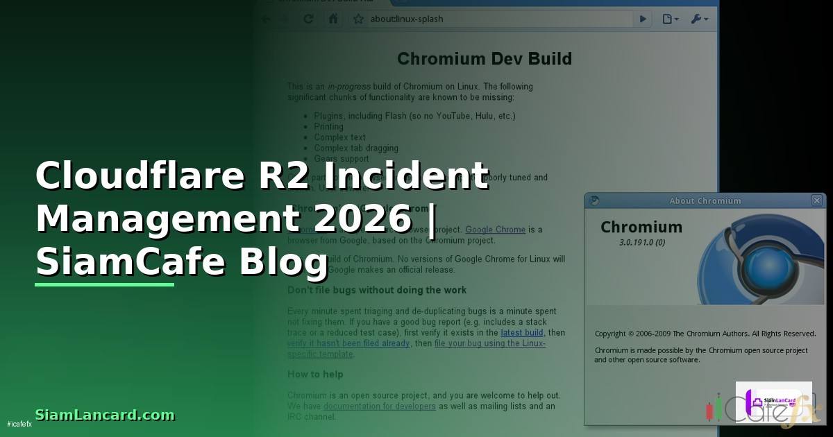 Cloudflare R2 Incident Management