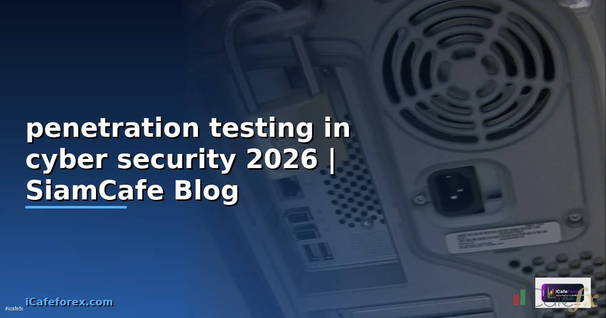 penetration testing in cyber security — คู่มือฉบับสมบูรณ์ 2026