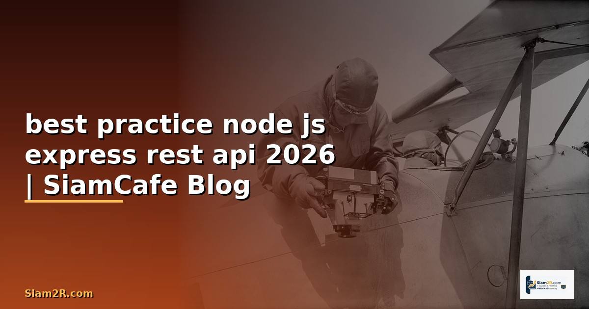 best practice node js express rest api