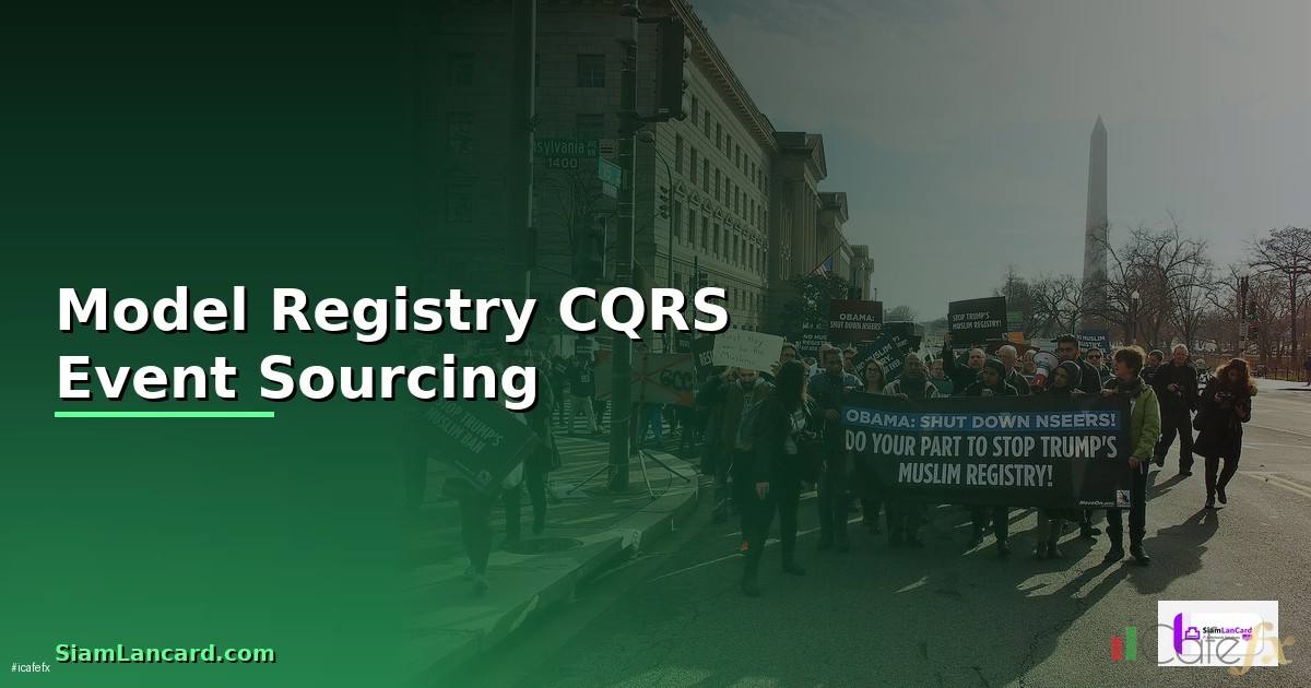 Model Registry CQRS Event Sourcing —