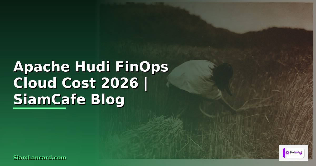 Apache Hudi FinOps Cloud Cost