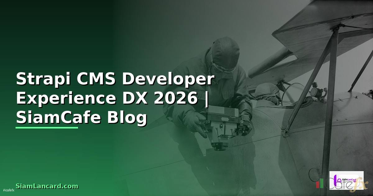 Strapi CMS Developer Experience DX — คู่มือฉบับสมบูรณ์ 2026