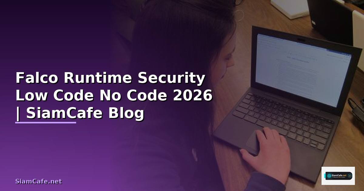 Falco Runtime Security Low Code No Code