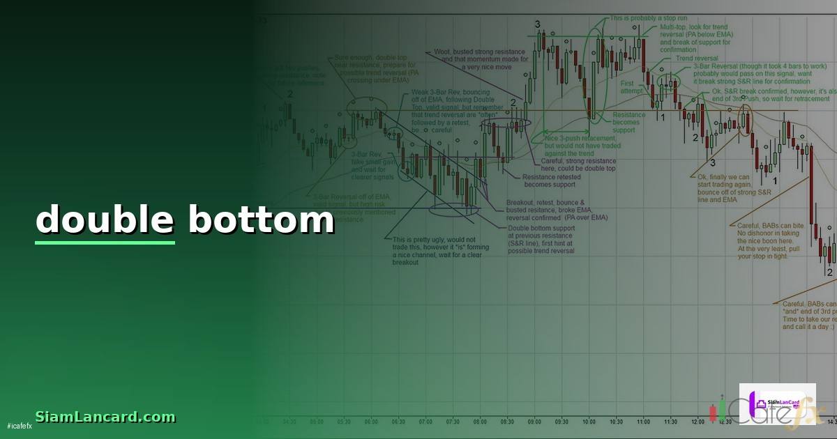 double bottom กราฟ — วิธีตั้งค่าและใช้งานจริงพร้อมตัวอย่าง
