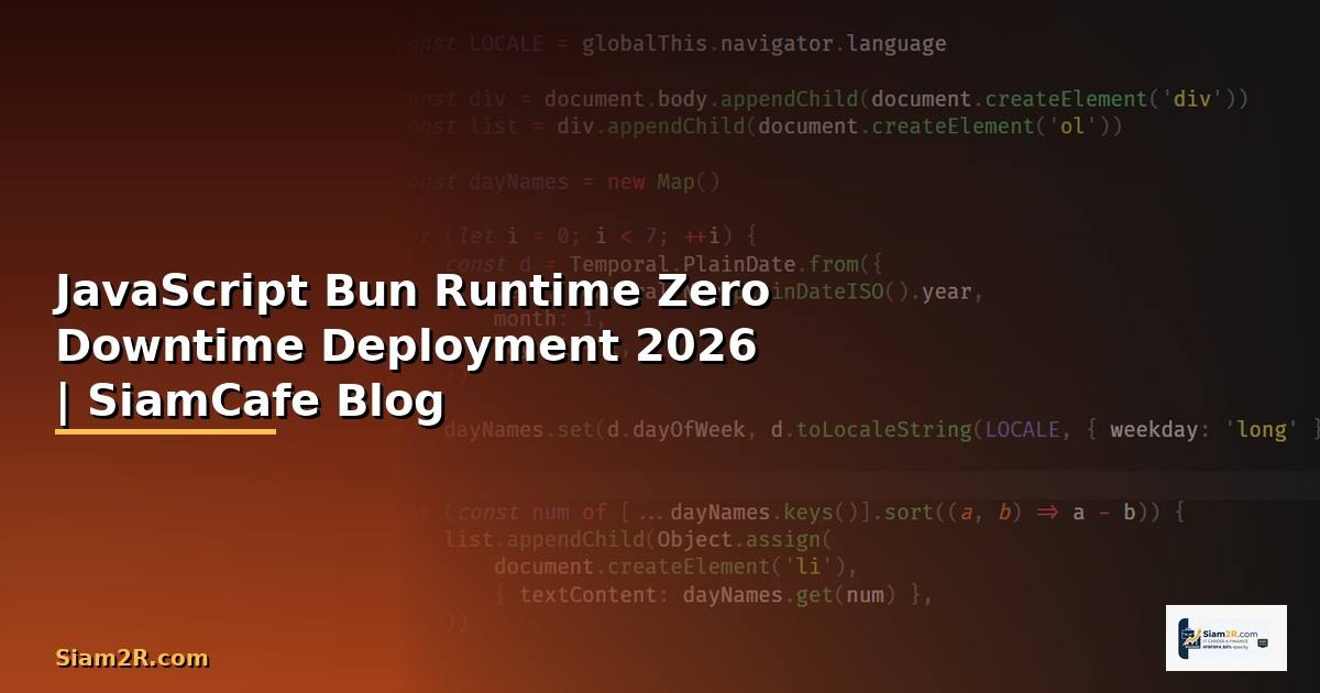 JavaScript Bun Runtime Zero Downtime Deployment