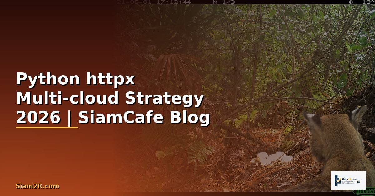 Python httpx Multi-cloud Strategy — คู่มือฉบับสมบูรณ์ 2026