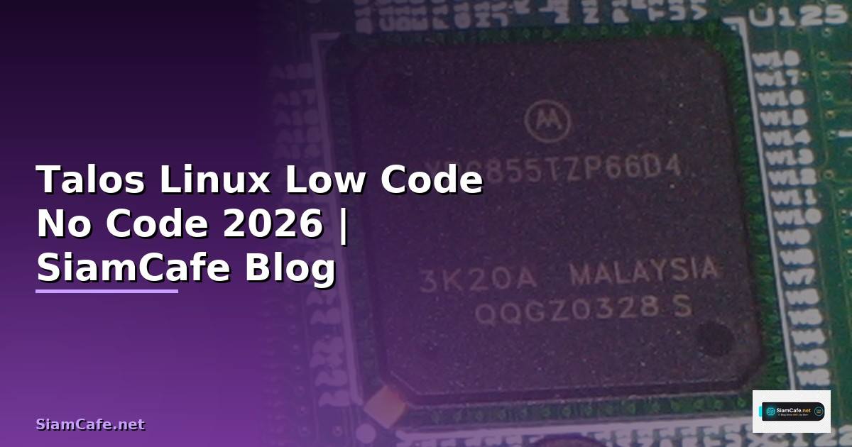 Talos Linux Low Code No Code
