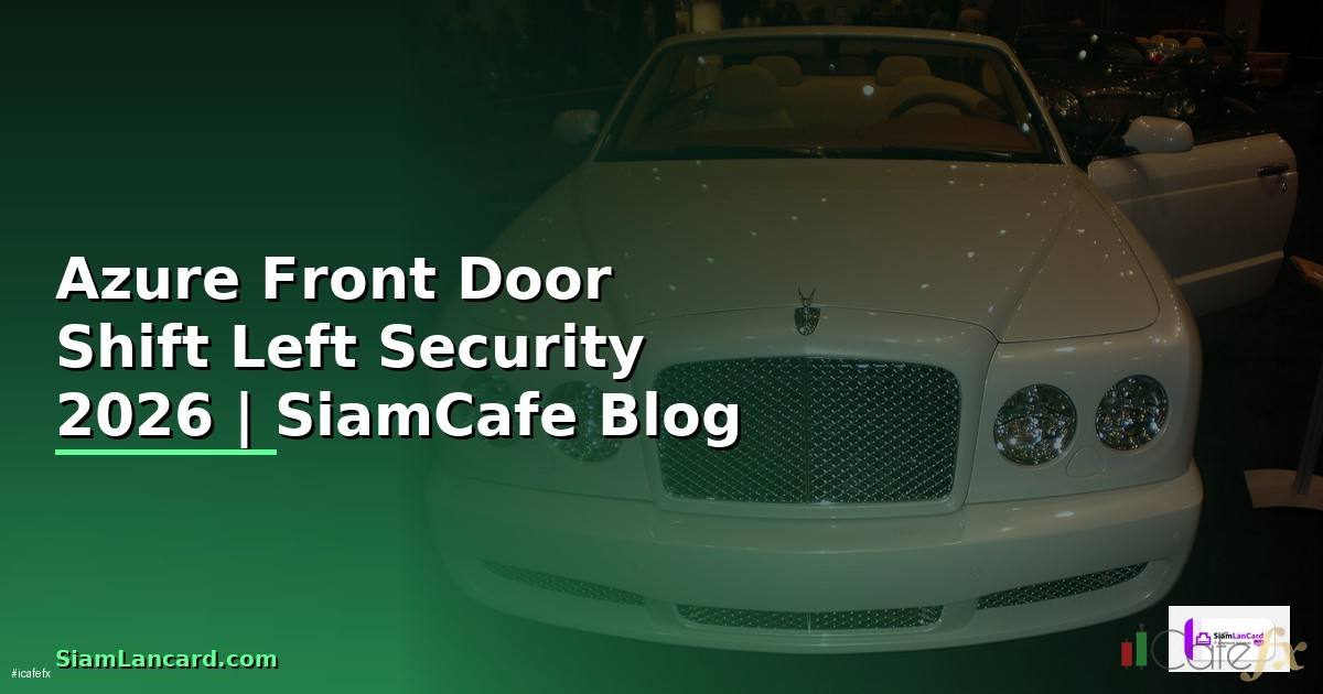Azure Front Door Shift Left Security