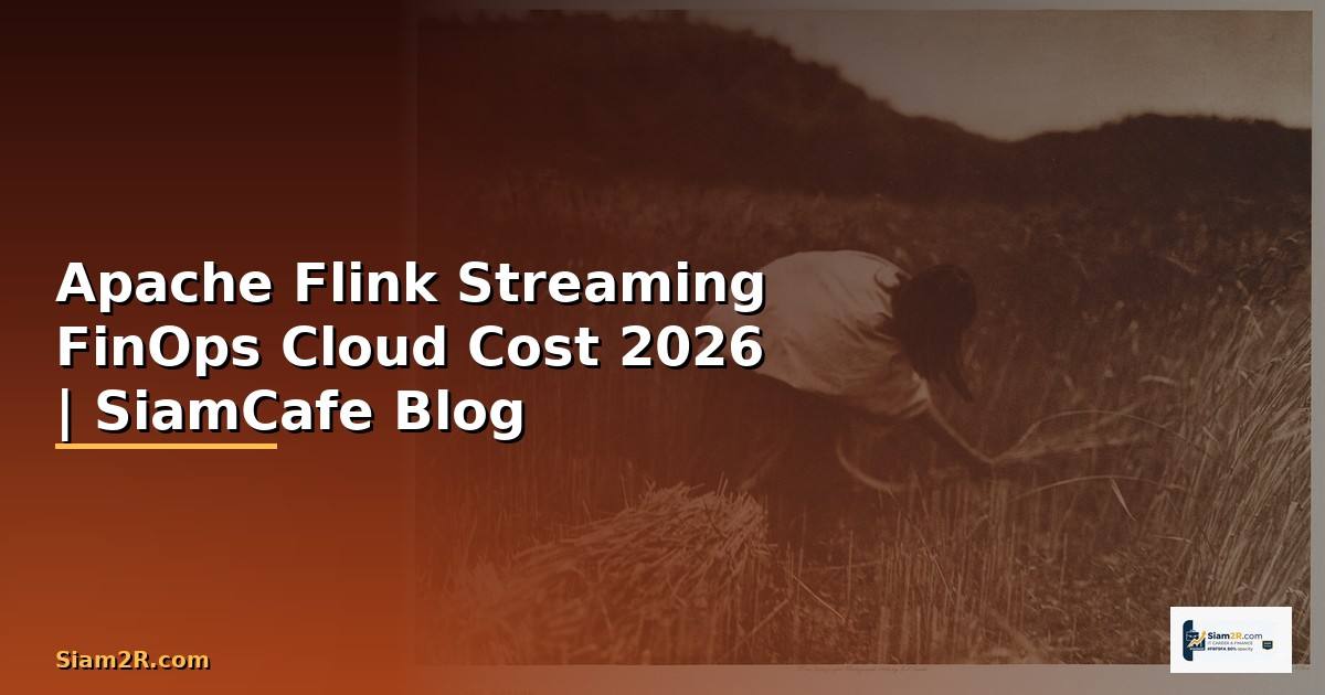 Apache Flink Streaming FinOps Cloud Cost