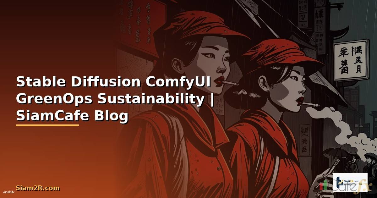 Stable Diffusion ComfyUI GreenOps Sustainability