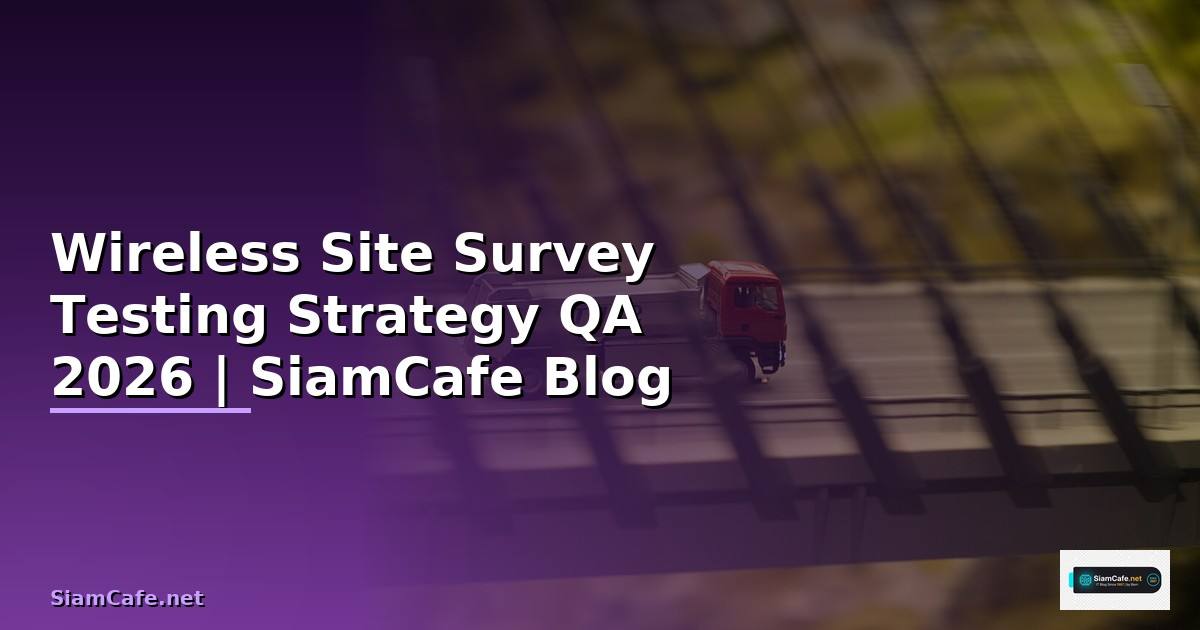 Wireless Site Survey Testing Strategy QA