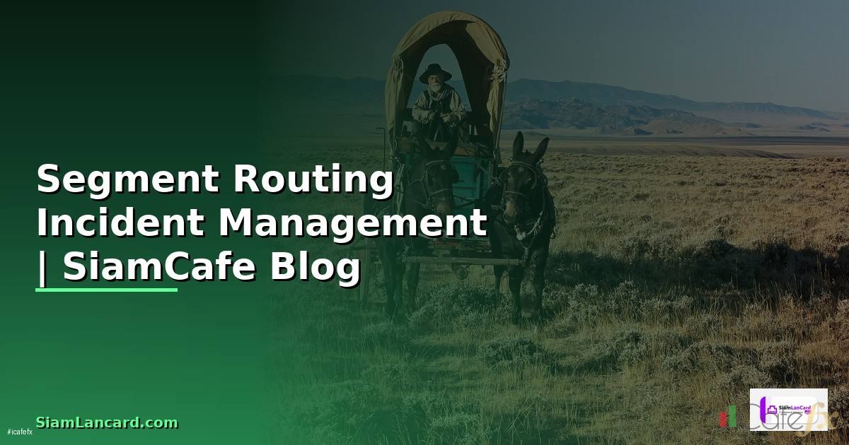 Segment Routing Incident Management