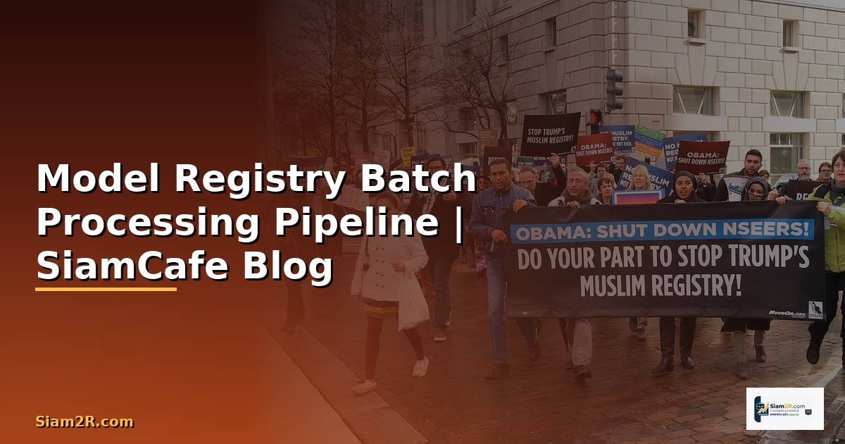 Model Registry Batch Processing Pipeline