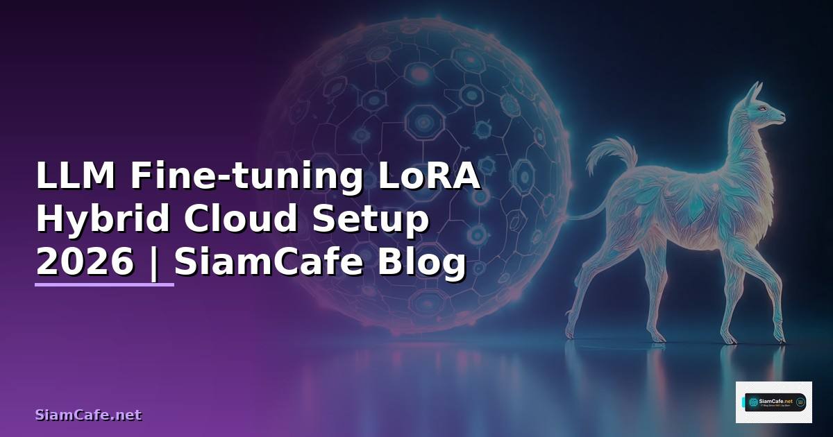 LLM Fine-tuning LoRA Hybrid Cloud Setup