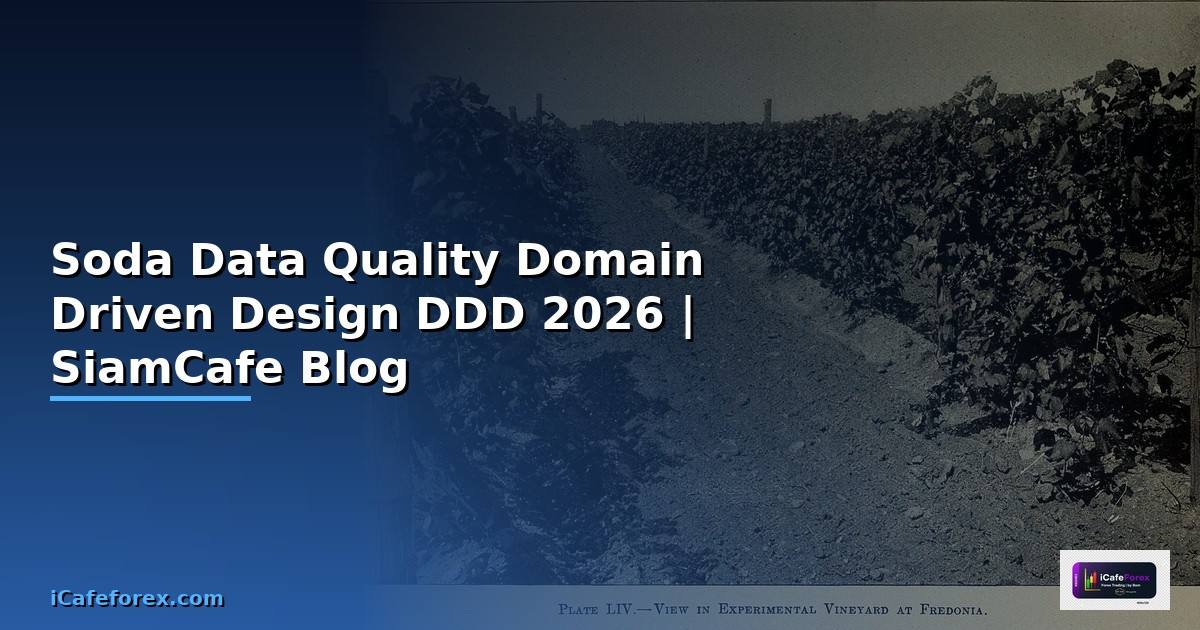 Soda Data Quality Domain Driven Design DDD