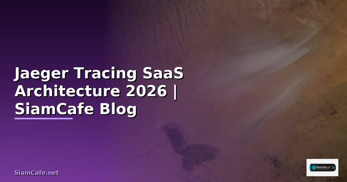Jaeger Tracing SaaS Architecture