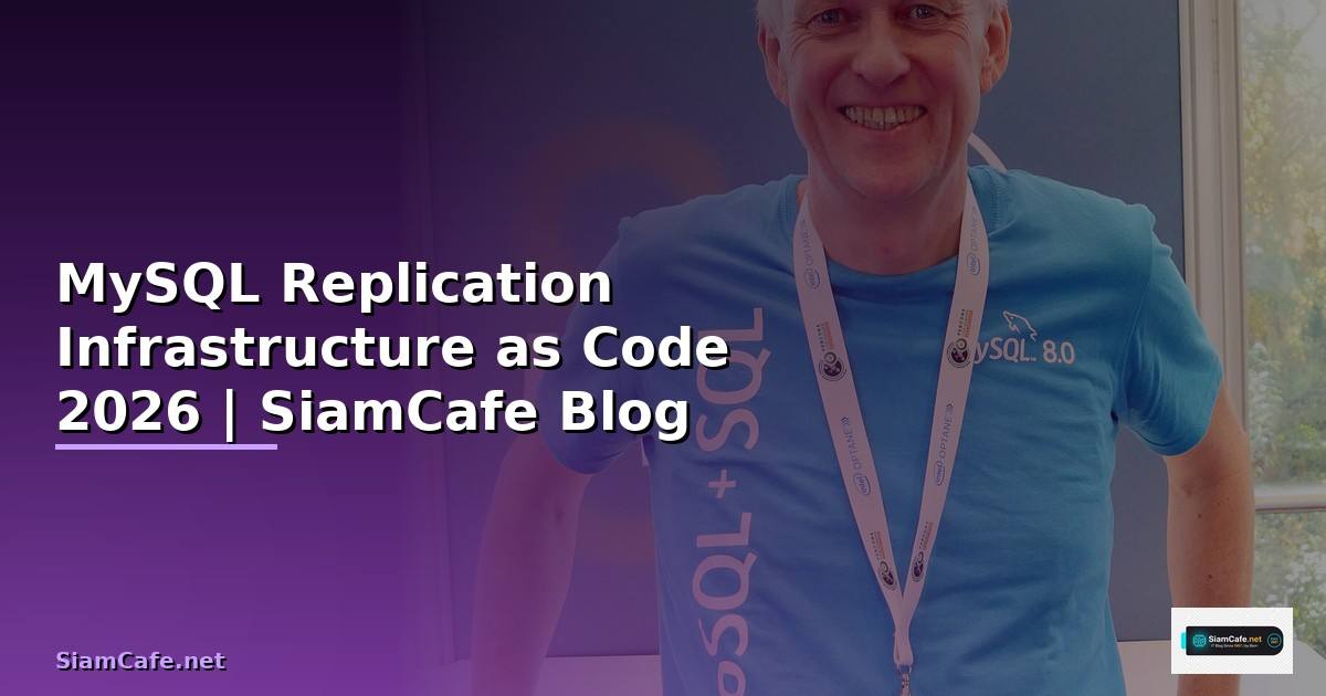 MySQL Replication Infrastructure as Code