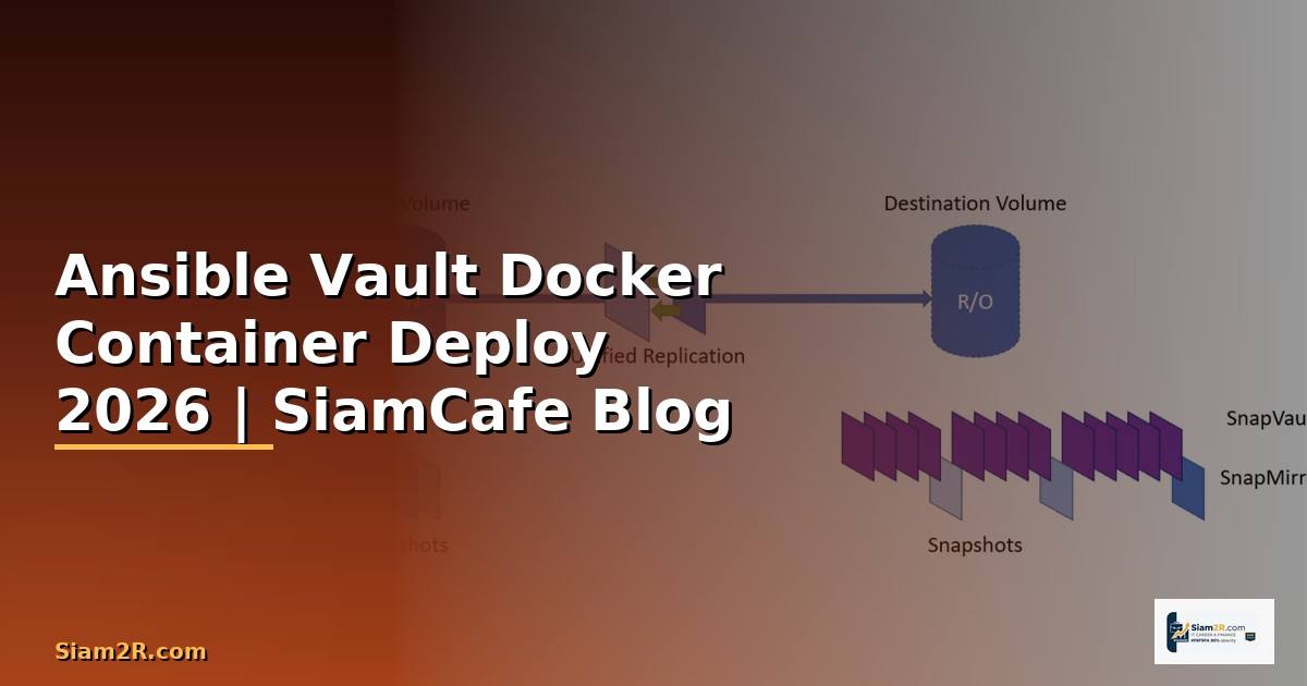 Ansible Vault Docker Container Deploy