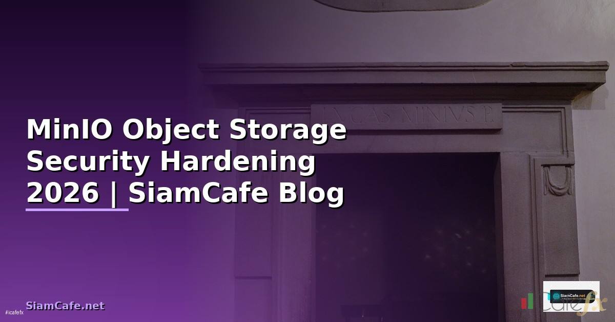 MinIO Object Storage Security Hardening