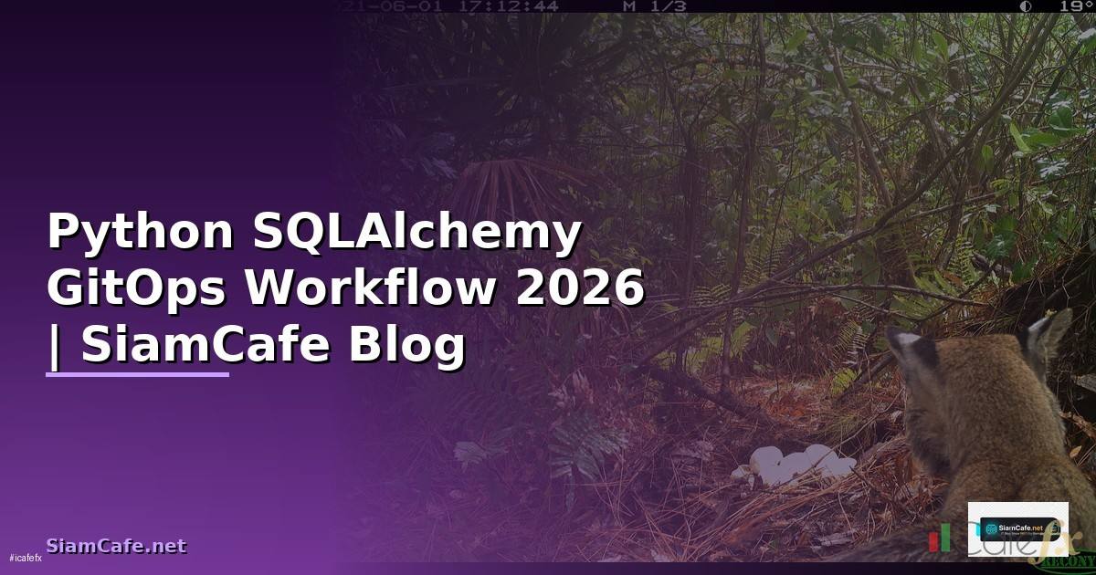 Python SQLAlchemy GitOps Workflow