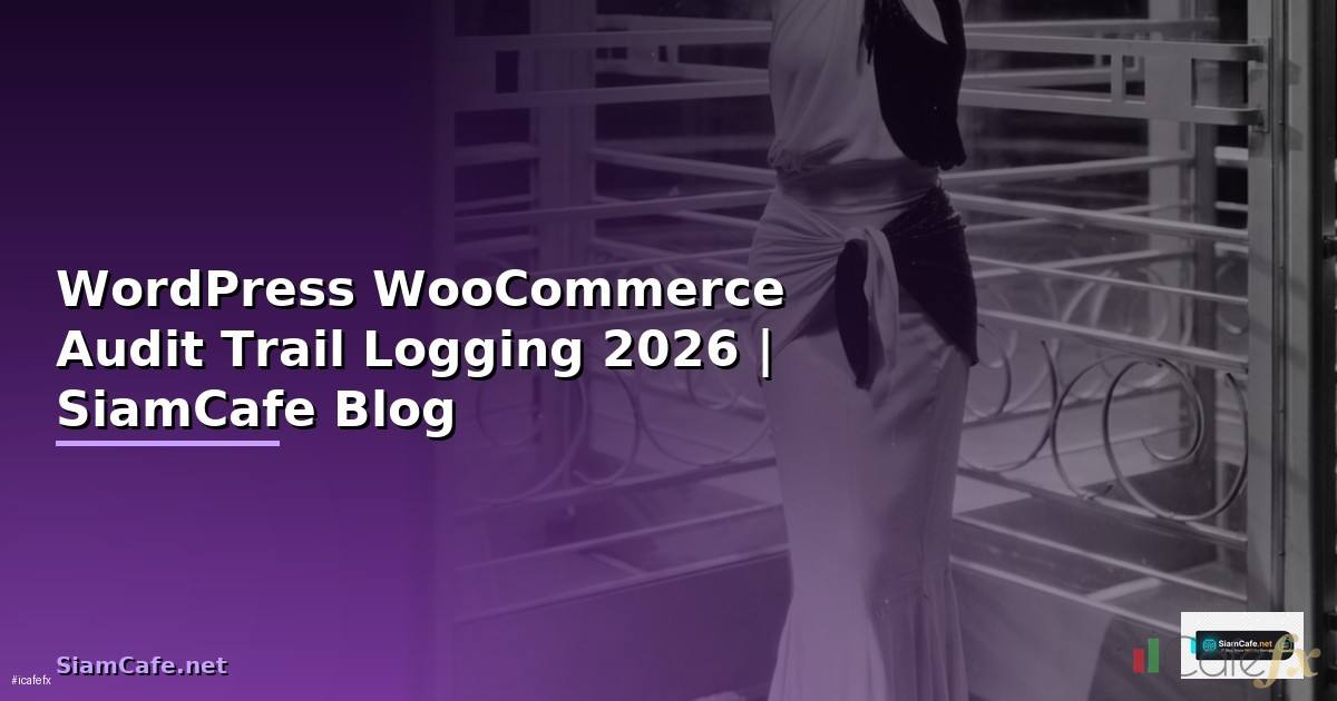WordPress WooCommerce Audit Trail Logging
