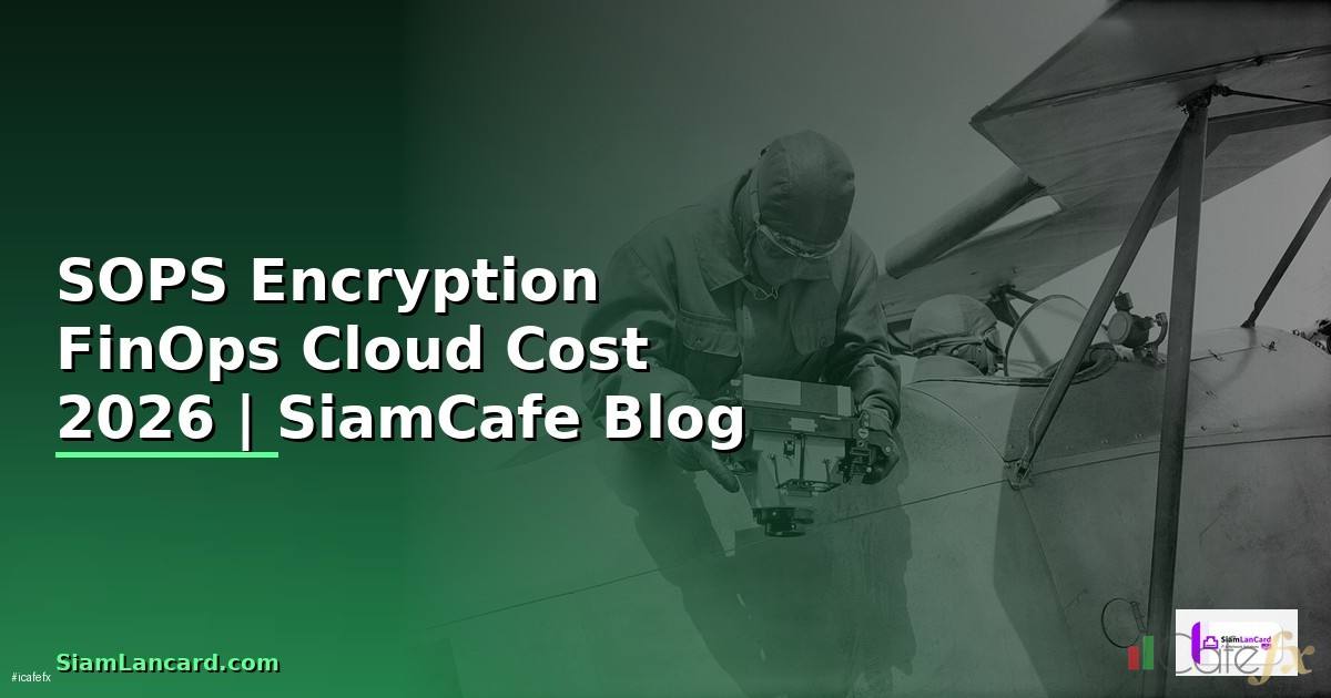 SOPS Encryption FinOps Cloud Cost
