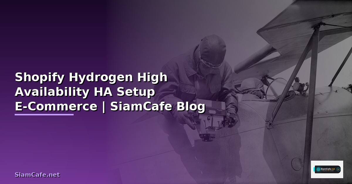 Shopify Hydrogen High Availability HA Setup  สร้าง E-Commerce ทไม่มีวนลม