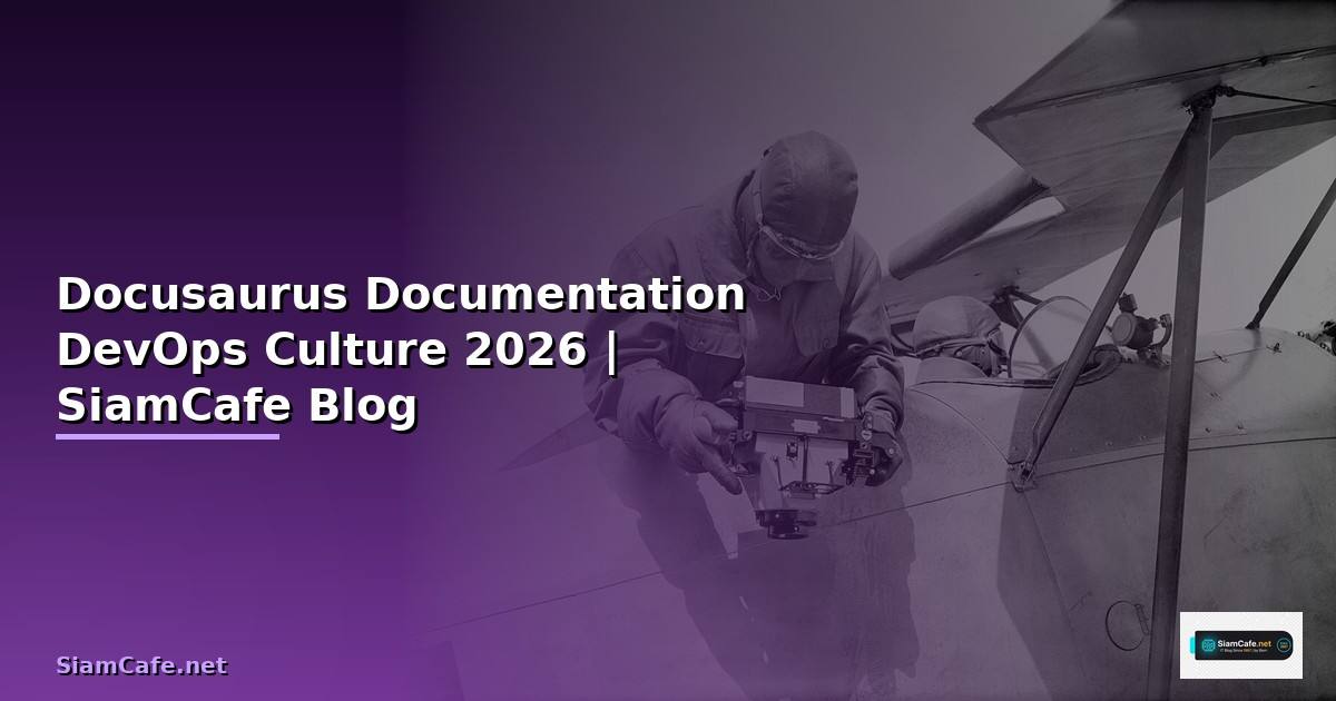 Docusaurus Documentation DevOps Culture